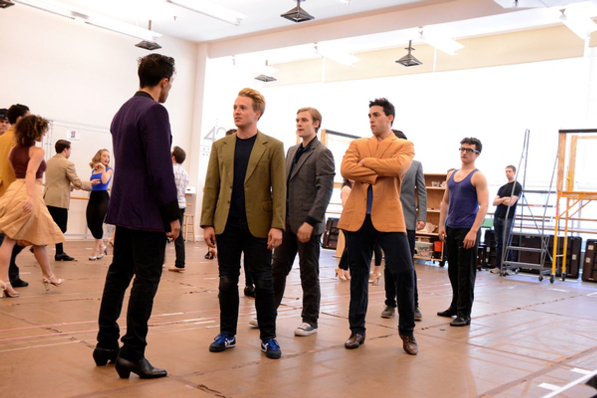 German Alexander, Mikey Winslow and the cast at 