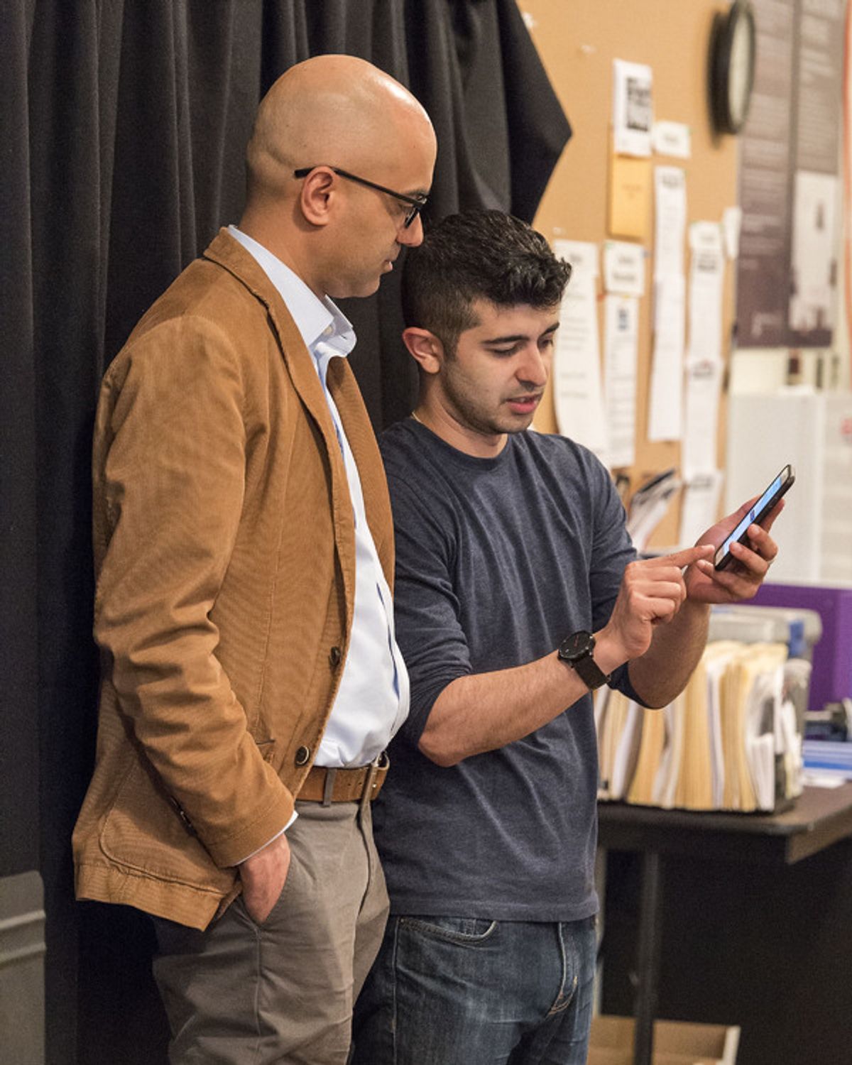 Ayad Akhtar, Behzad Dabu at 