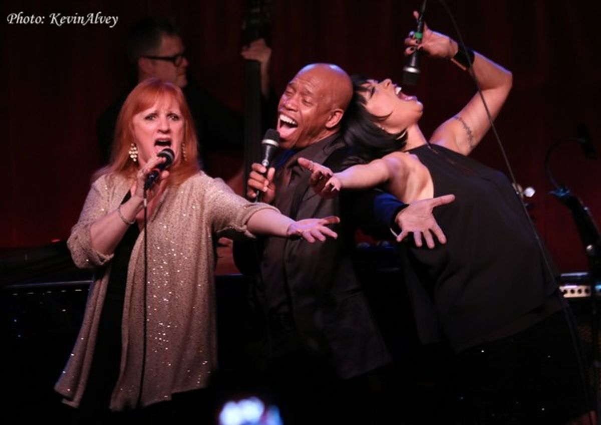 Terri Klausner, Ty Stephens, Valarie Pettiford at 