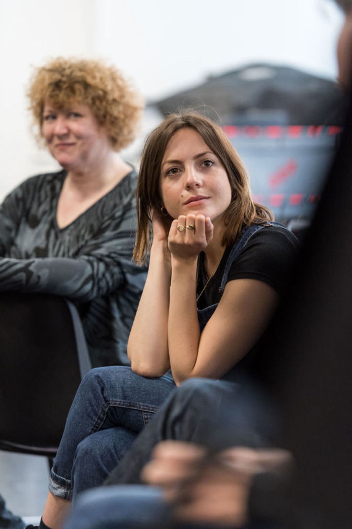 Rosie Ede and Catrin Stewart at 