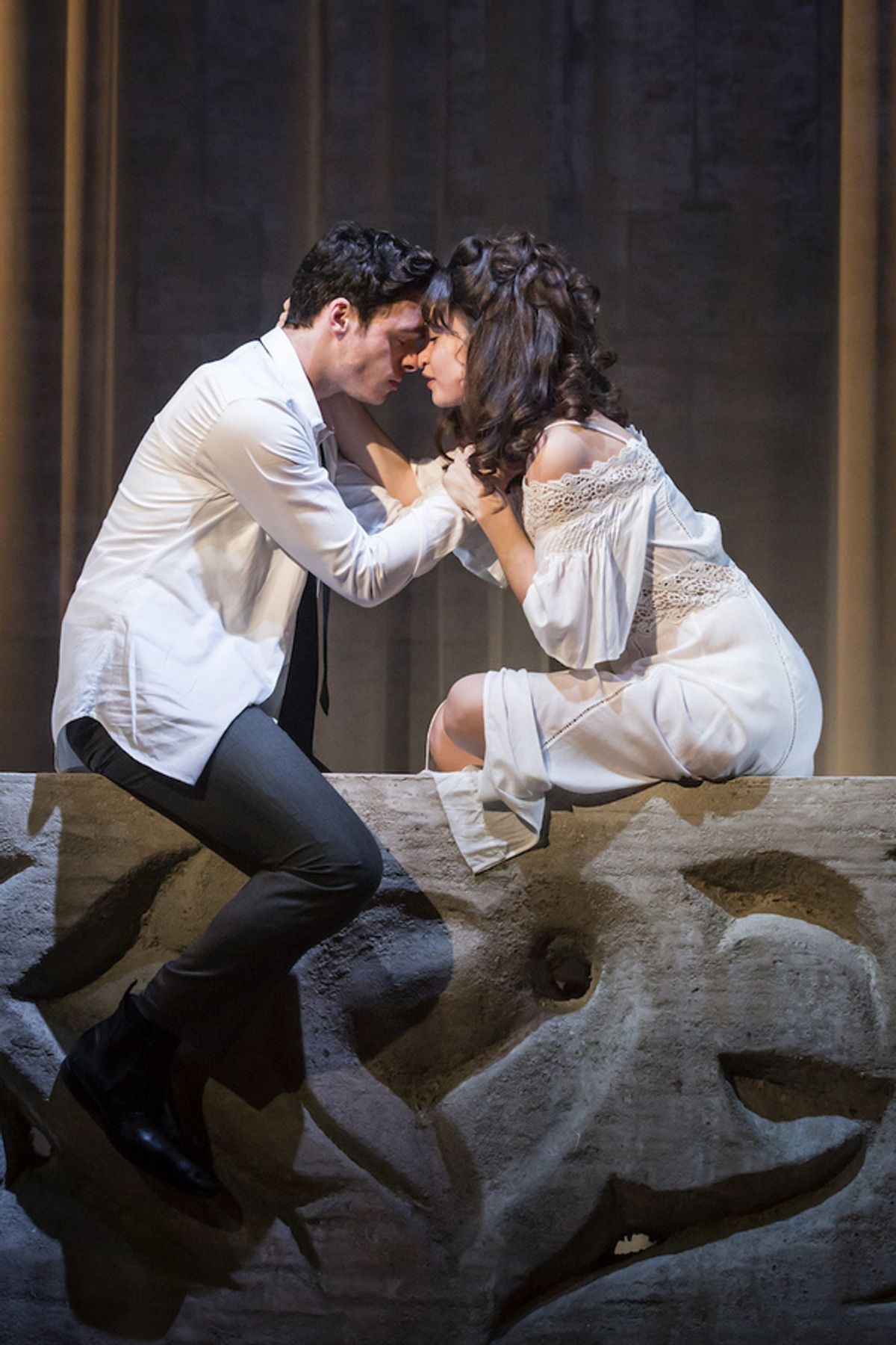 Richard Madden and Lily James at 