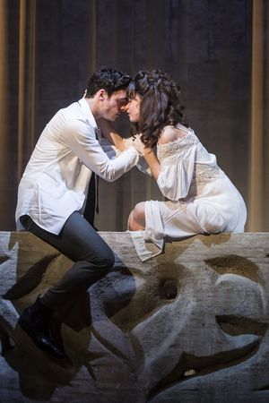 Richard Madden and Lily James Photo