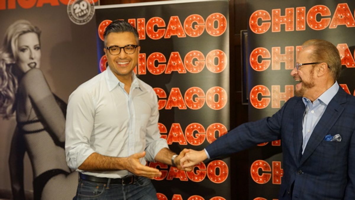 Jaime Camil, Barry Weissler at 