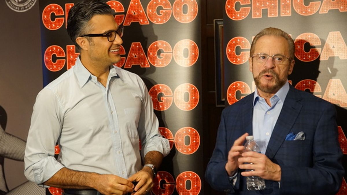 Jaime Camil, Barry Weissler at 