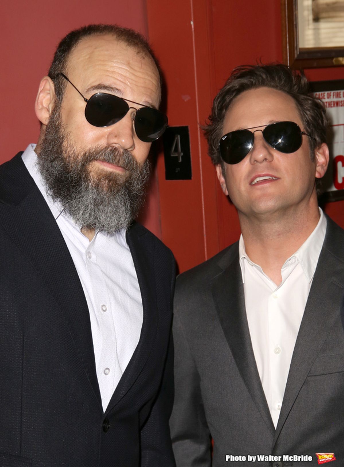 Danny Burstein and Christopher Fitzgerald  at 