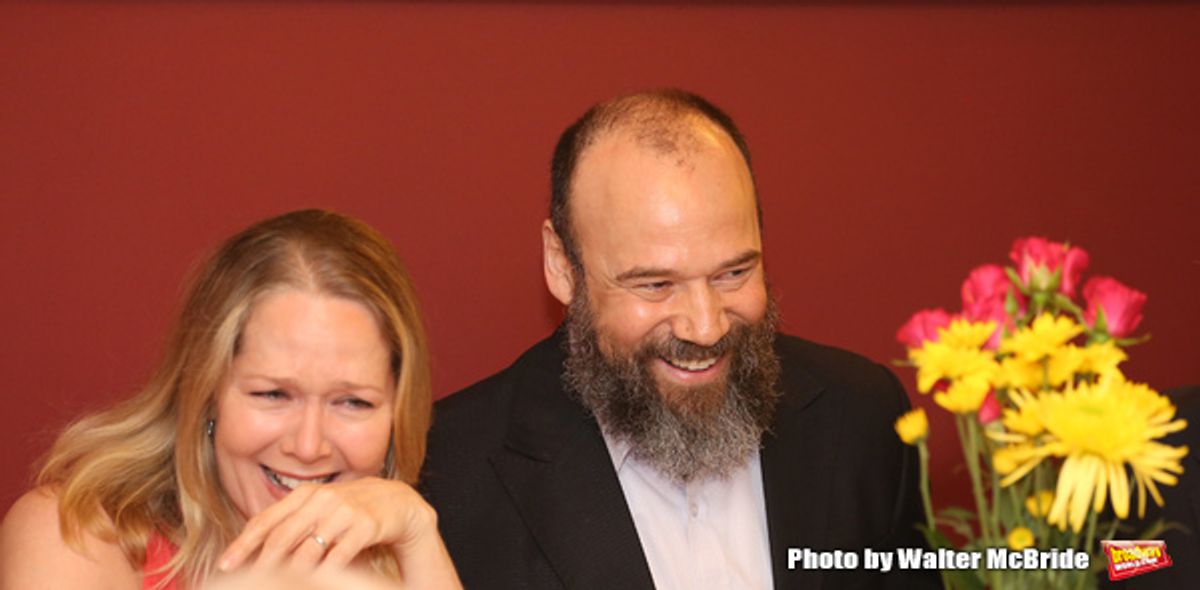 Rebecca Luker and Danny Burstein  at 