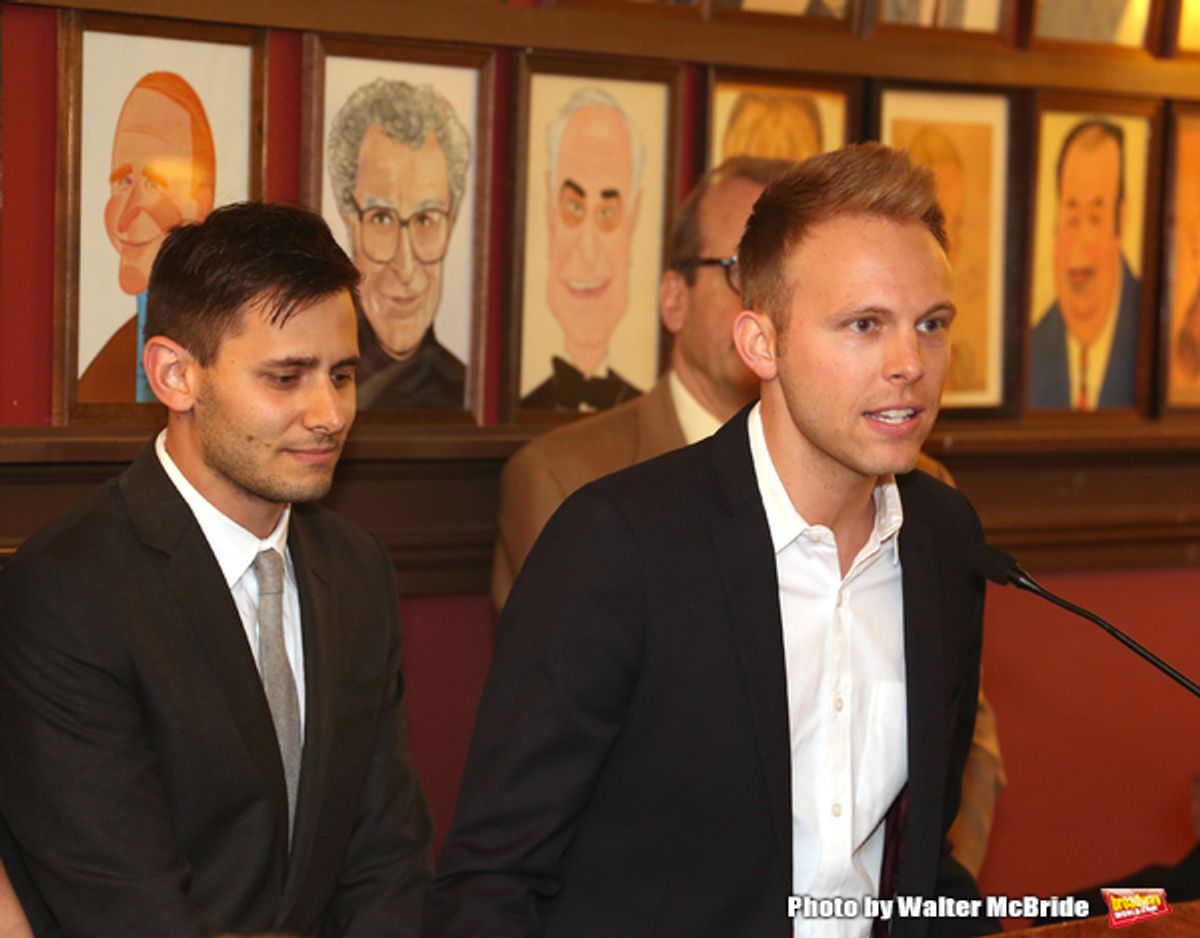 Benj Pasek and Justin Paul  at 