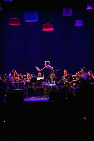 Luke Frazier conducting the American Pops Orchestra Photo