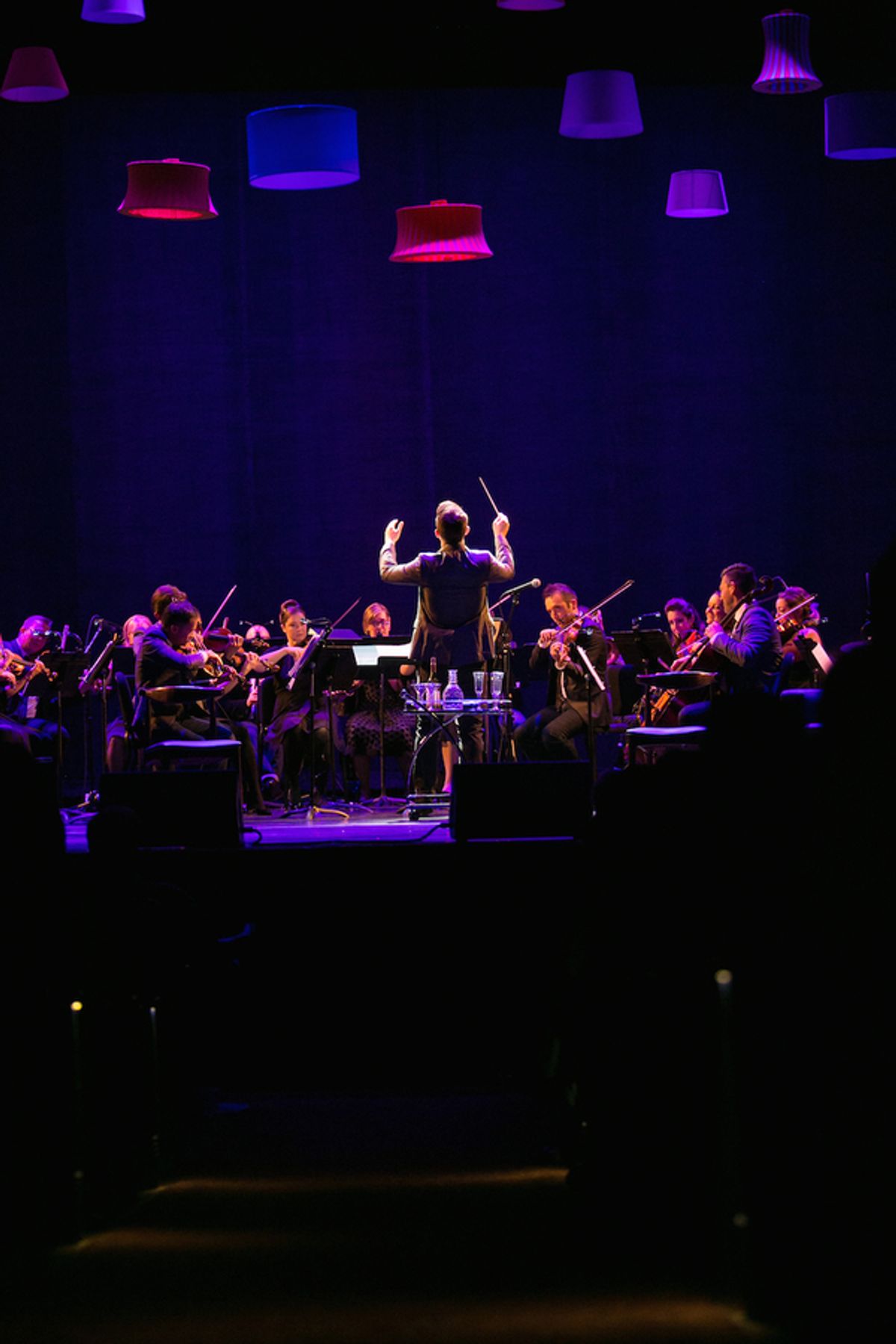 Luke Frazier conducting the American Pops Orchestra at 