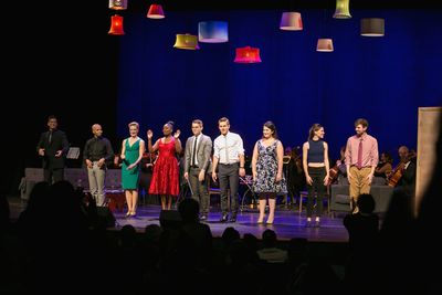 Luke Frazier and the cast Photo