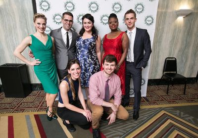 Luke Frazier with the cast of American Pops Orchestraâ€™s â€œMake Someone Ha Photo