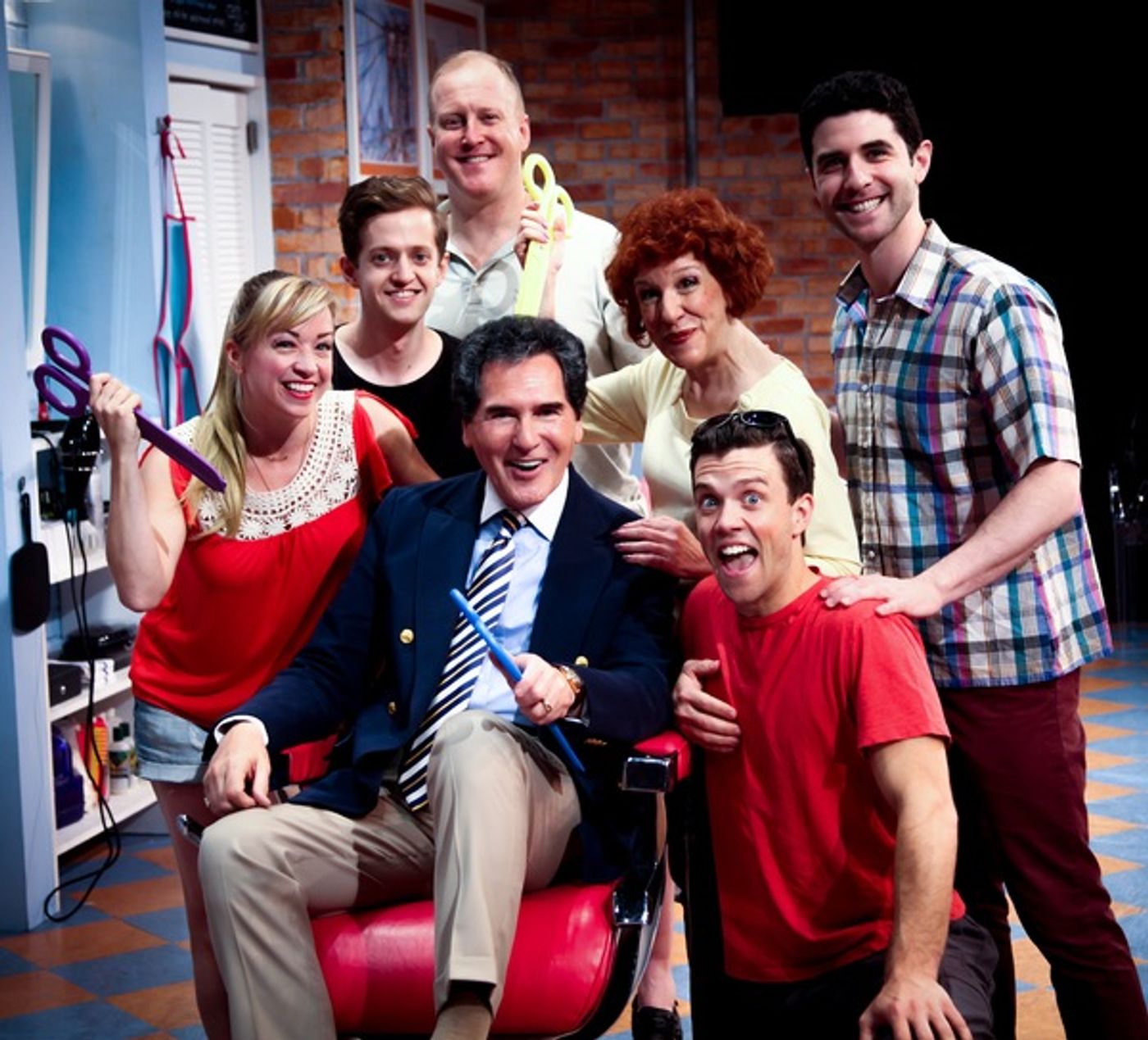 Photo Flash: SHEAR MADNESS Gets a Visit from Fox 5 News Anchor Ernie Anastos  Image