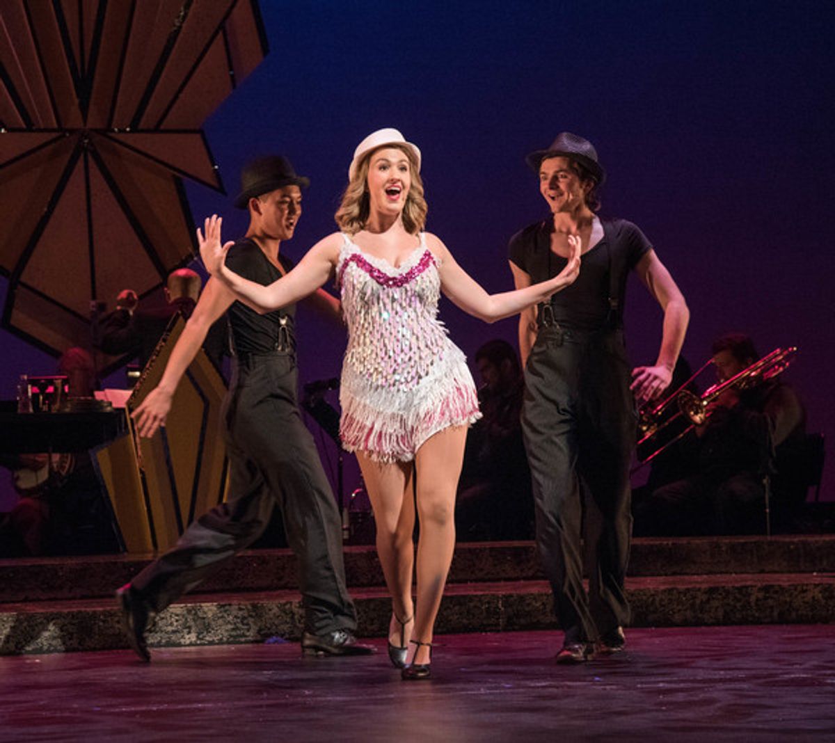 Byron Nguyen, Lyndsey Brown and Lee Harrold at 