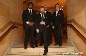 Jeremy Kushnier, with house security @ BroadwayWorld Jeremy Kushnier, with house security Photo