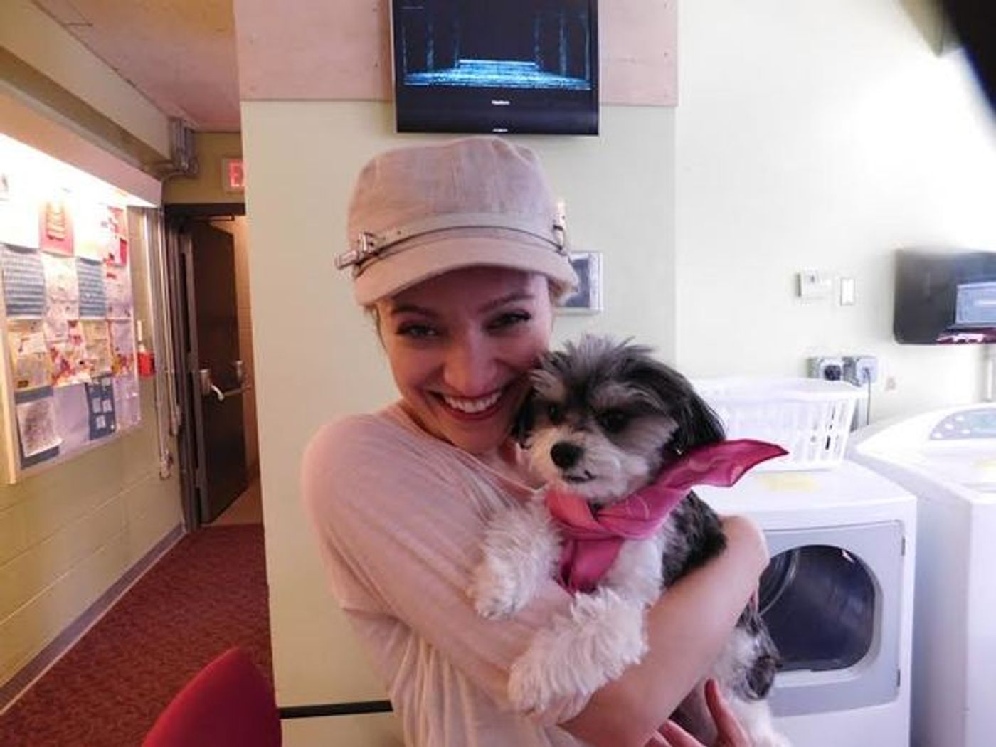 Photo Flash: Tinkerbelle the Dog Visits Cast of ANASTASIA at Hartford Stage Photo Flash: Tinkerbelle the Dog Visits Cast of ANASTASIA at Hartford Stage Image