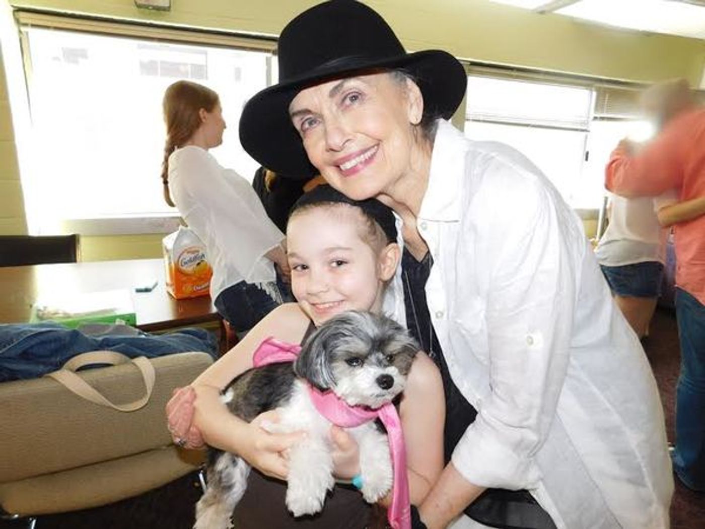 Photo Flash: Tinkerbelle the Dog Visits Cast of ANASTASIA at Hartford Stage Photo Flash: Tinkerbelle the Dog Visits Cast of ANASTASIA at Hartford Stage Image