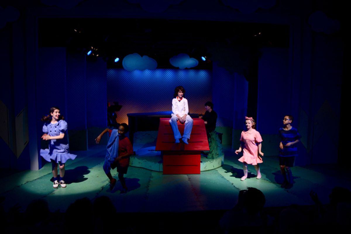 Mavis Simpson-Ernst, Jeremy T. Villas, Aiden Gemme, Milly Shapiro and Gregory Diaz at 