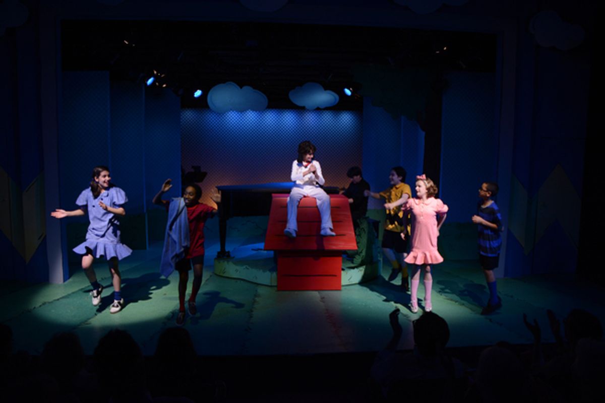 Mavis Simpson-Ernst, Jeremy T. Villas, Aiden Gemme, Joshua Colley, Milly Shapiro and Gregory Diaz at 