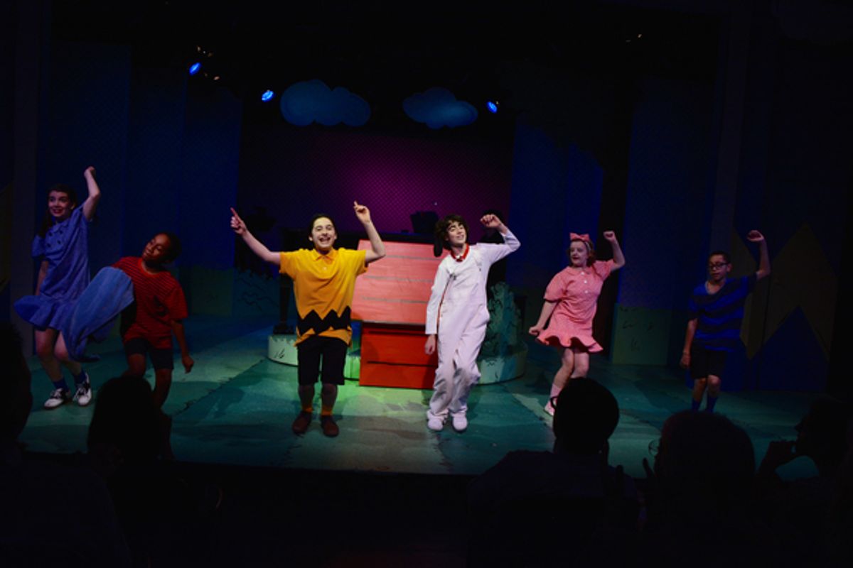 Mavis Simpson-Ernst, Jeremy T. Villas, Joshua Colley, Aiden Gemme, Milly Shapiro and Gregory Diaz at 