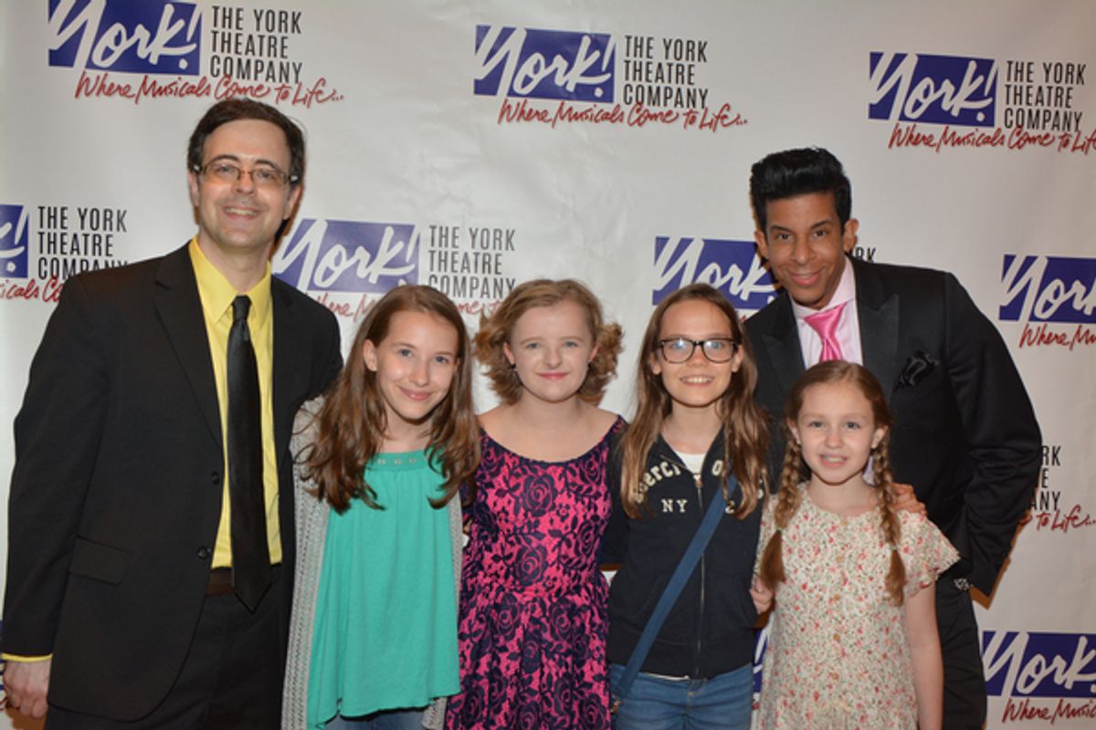 Van Dean and Jose Perez, Sophia Gennusa, Milly Shapiro, Mimi Ryder and Oona Laurence at 