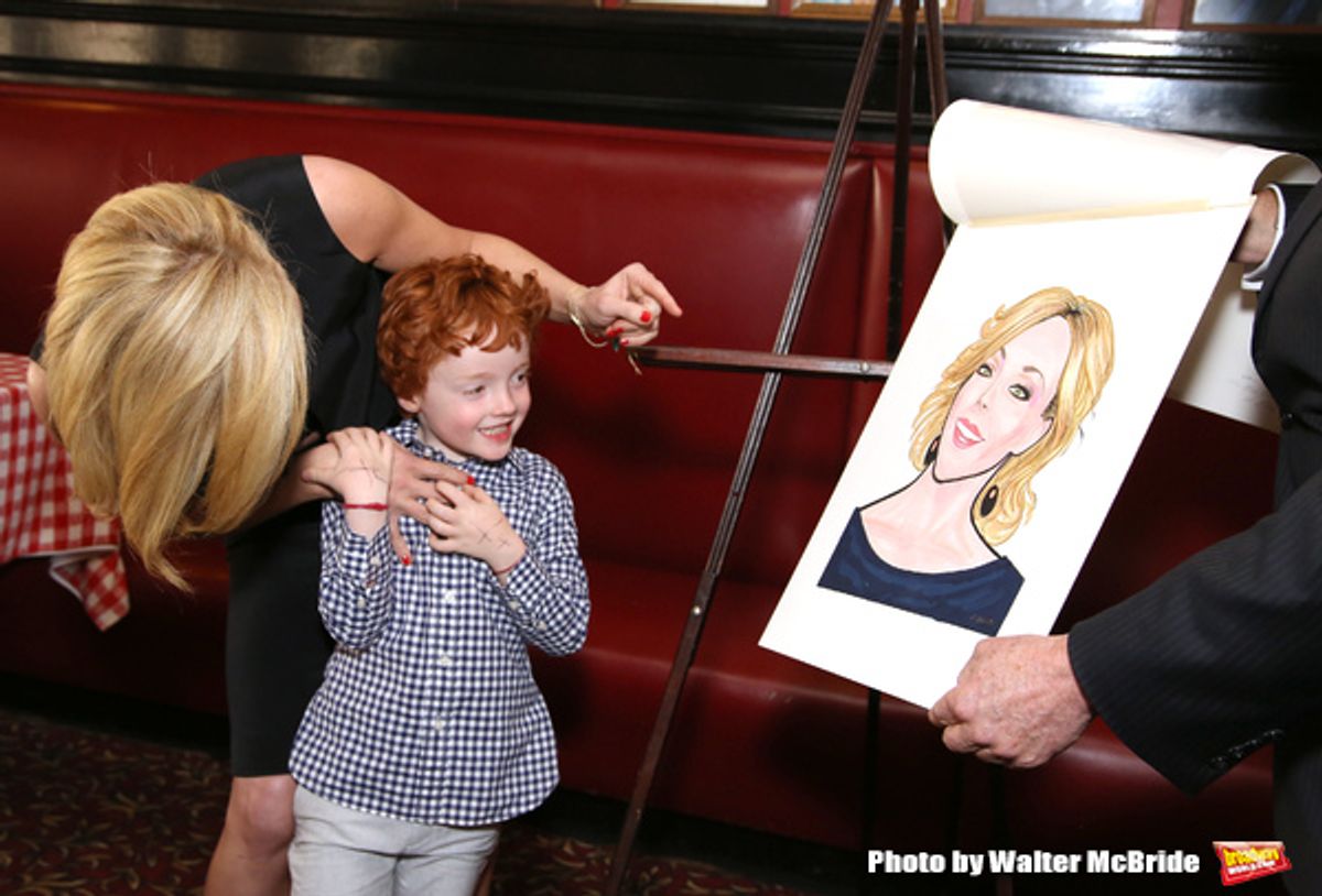 y attend the Jane Krakowski with son Bennett Robert Godley at 