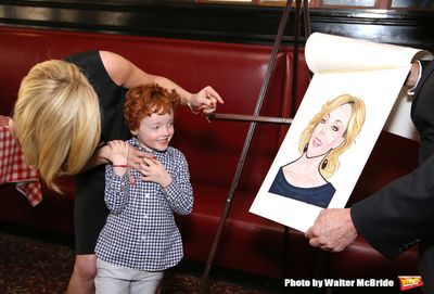 y attend the Jane Krakowski with son Bennett Robert Godley Photo