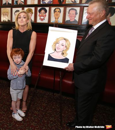 Jane Krakowski, Bennett Robert Godley and Max Klimavicius  Photo
