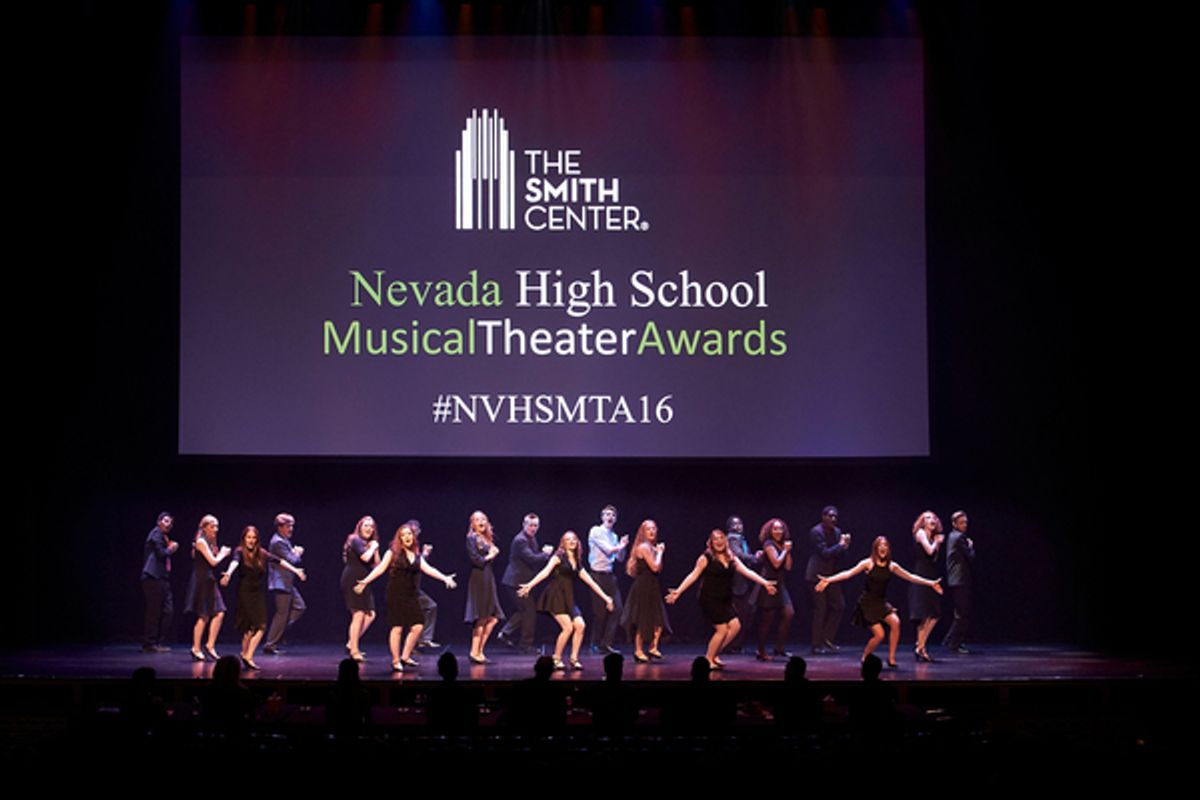 Nevada High School Musical Theatre Awards on May 29, 2016. Reynolds Hall at The Smith Center for the Performing Arts.

NVHS
Myron Martin
Candy Schneider

 at 
