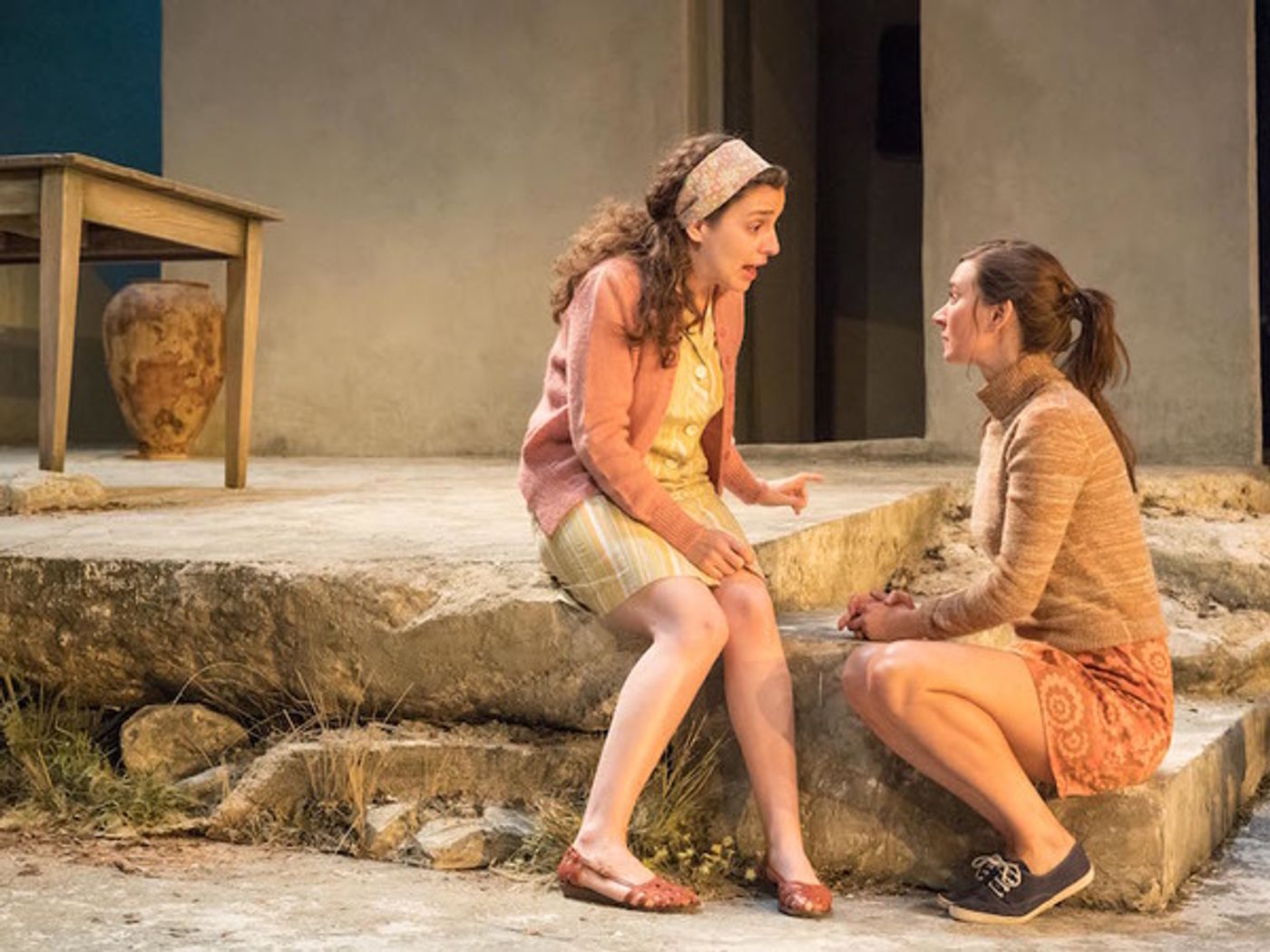 Photo Flash: Ben Miles and Elizabeth McGovern Open in SUNSET AT THE VILLA THALIA at the National Theatre  Image