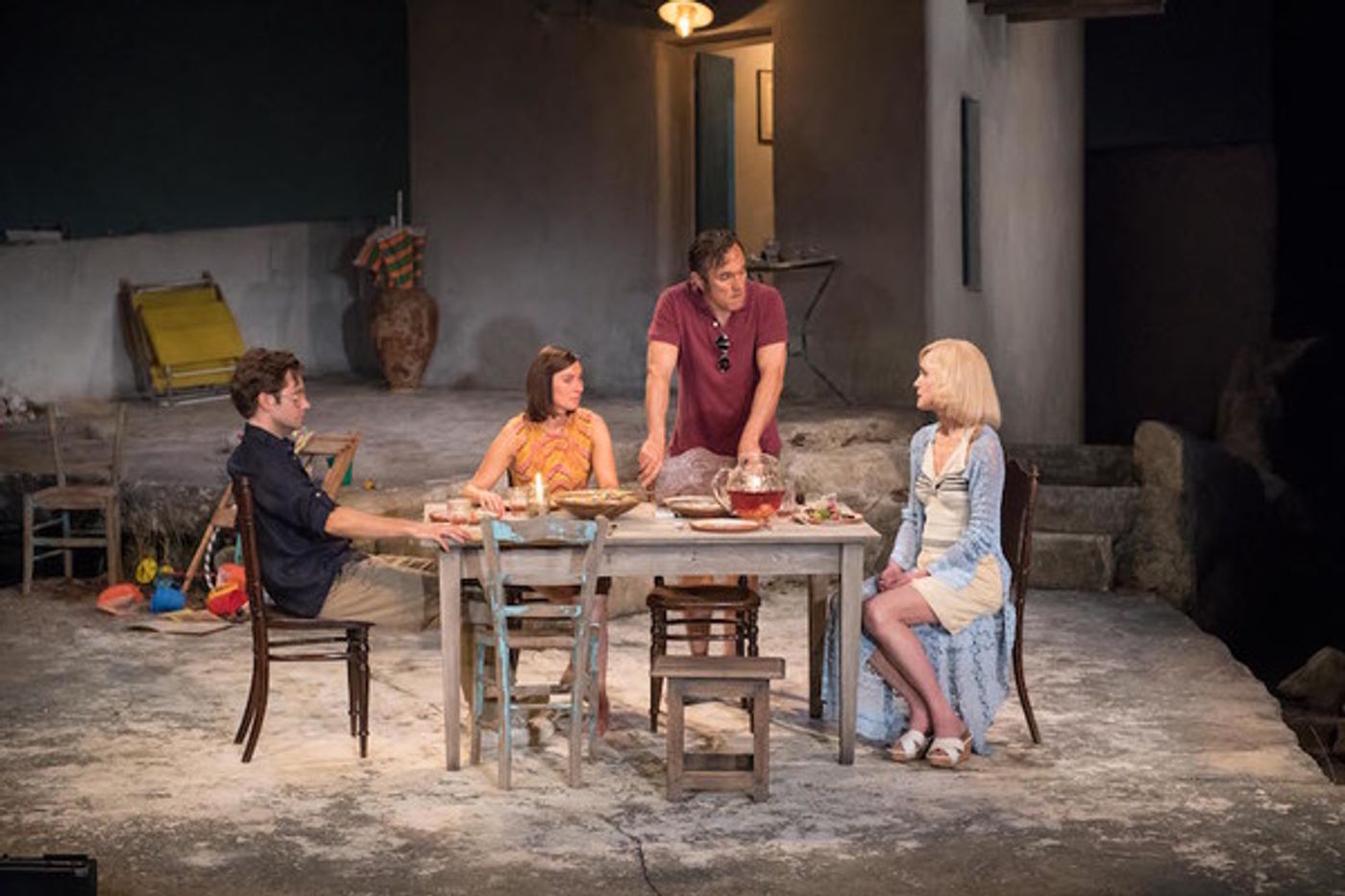 Photo Flash: Ben Miles and Elizabeth McGovern Open in SUNSET AT THE VILLA THALIA at the National Theatre  Image