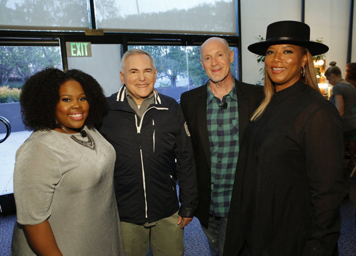 THE WIZ LIVE! -- Television Academy Event at The DGA, Los Angeles, June 1, 2016 -- Pictured: (l-r) Amber Riley, Craig Zadan, Executive Producer; Neil Meron, Executive Producer; Queen Latifah -- (Photo by: Trae Patton/NBC) at 