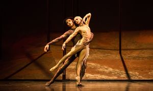 Ian Casady, left, and Sara Webb, right, in "Gloria" Photo