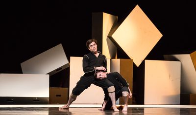 Connor Walsh, left, and Jessica Collado, right, in "Cacti" Photo