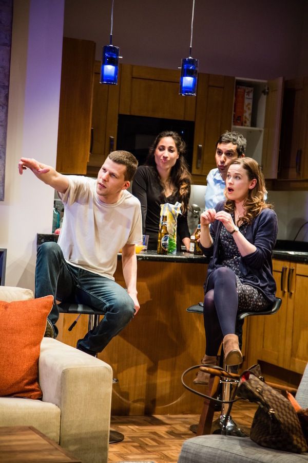 Jesse Eisenberg, Annapurna Sriram, Kunal Nayyar and Katie Brayben Photo