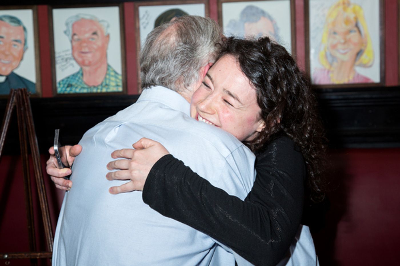 Photo Coverage: THE HUMANS' Reed Birney and Jayne Houdyshell Unveil Sardi's Portraits!  Image