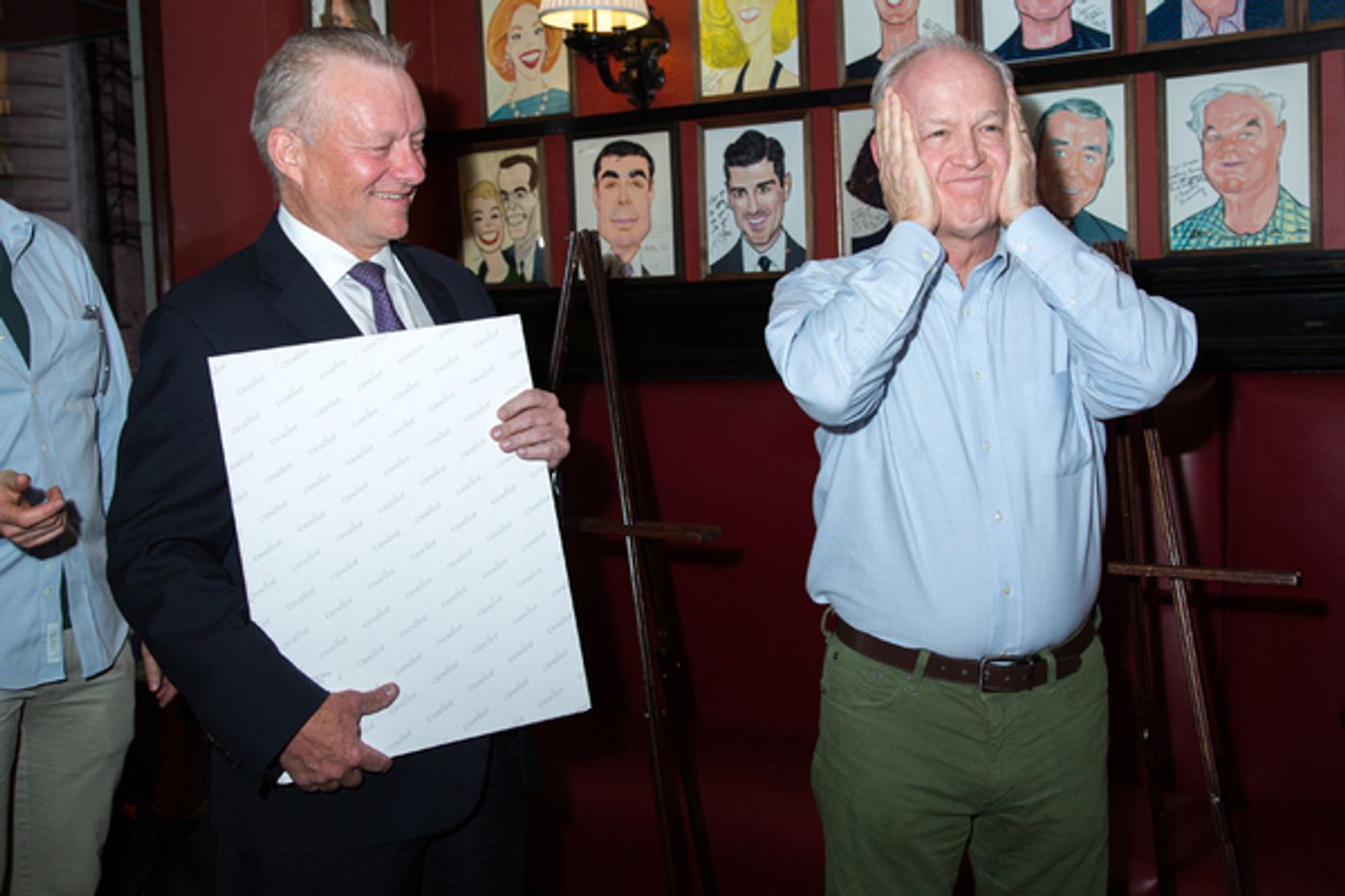 Photo Coverage: THE HUMANS' Reed Birney and Jayne Houdyshell Unveil Sardi's Portraits!  Image