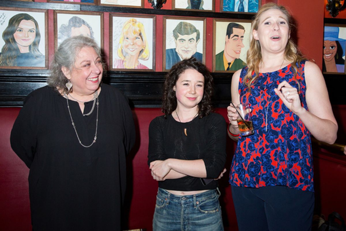 Jayne Houdyshell, Sarah Steele, Cassie Beck at 