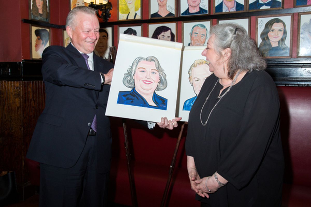 Max Klimavicius, Jayne Houdyshell at 