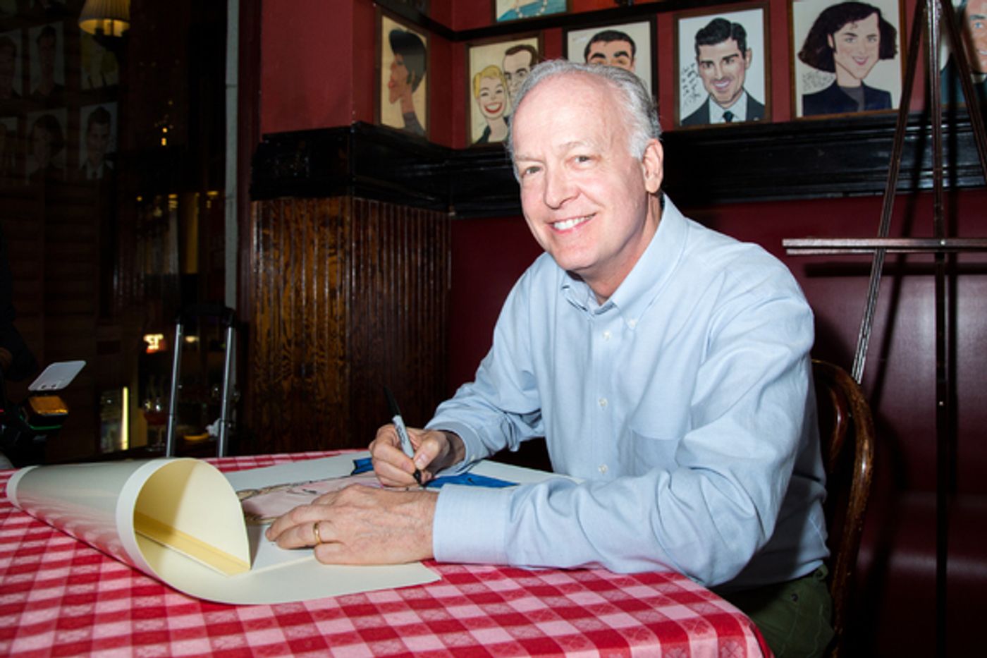 Photo Coverage: THE HUMANS' Reed Birney and Jayne Houdyshell Unveil Sardi's Portraits!  Image