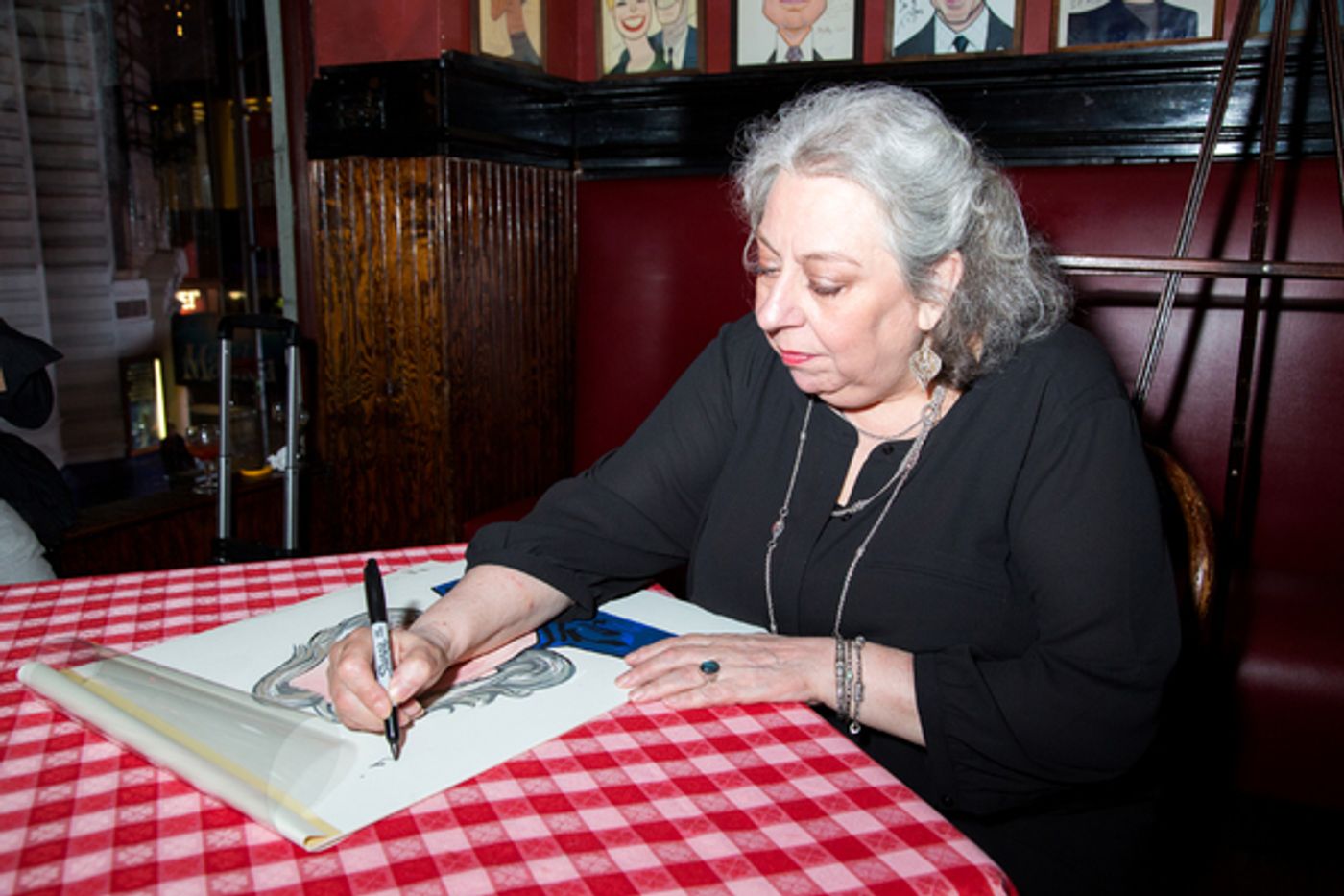 Photo Coverage: THE HUMANS' Reed Birney and Jayne Houdyshell Unveil Sardi's Portraits!  Image