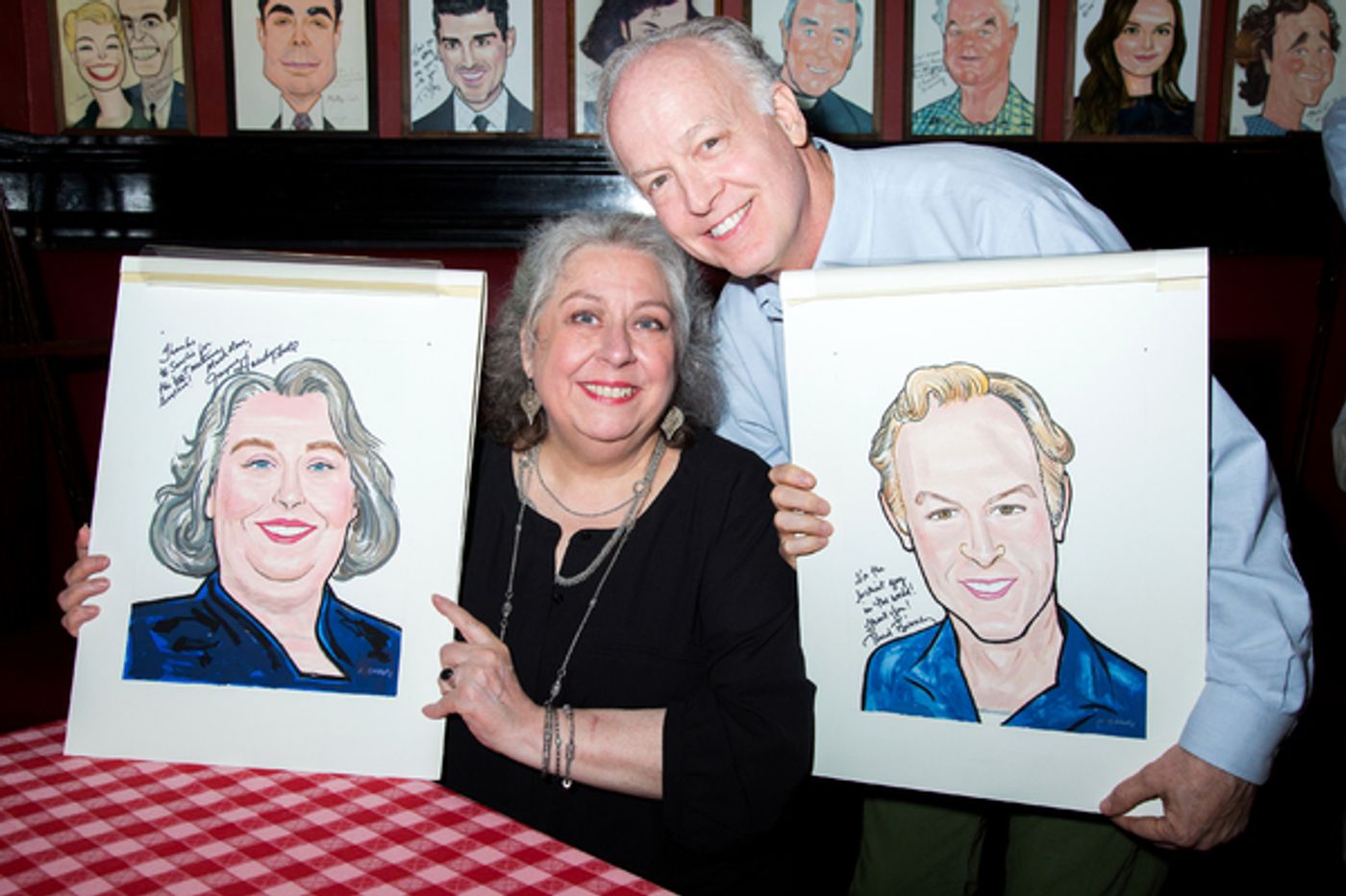 Photo Coverage: THE HUMANS' Reed Birney and Jayne Houdyshell Unveil Sardi's Portraits!  Image