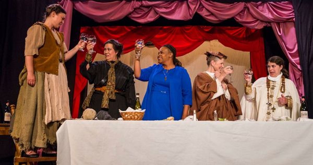 Courtney Brown, Rocky Encalada, Lisa Langford, Anne McEvoy, Amy Schwabauer at 