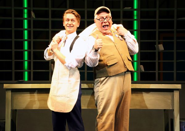Riley Costello and Steve Hayes Photo