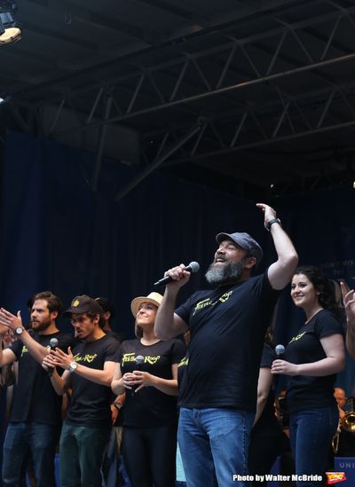 Danny Burstein with the cast of 'Fiddler on the Roof'  Photo