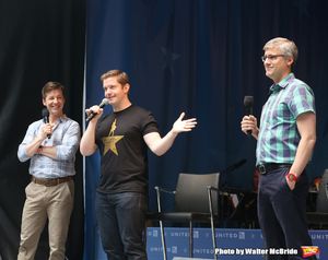 Sean Hayes, Rory O'Malley and Mo Rocca @ BroadwayWorld Sean Hayes, Rory O'Malley and Mo Rocca Photo