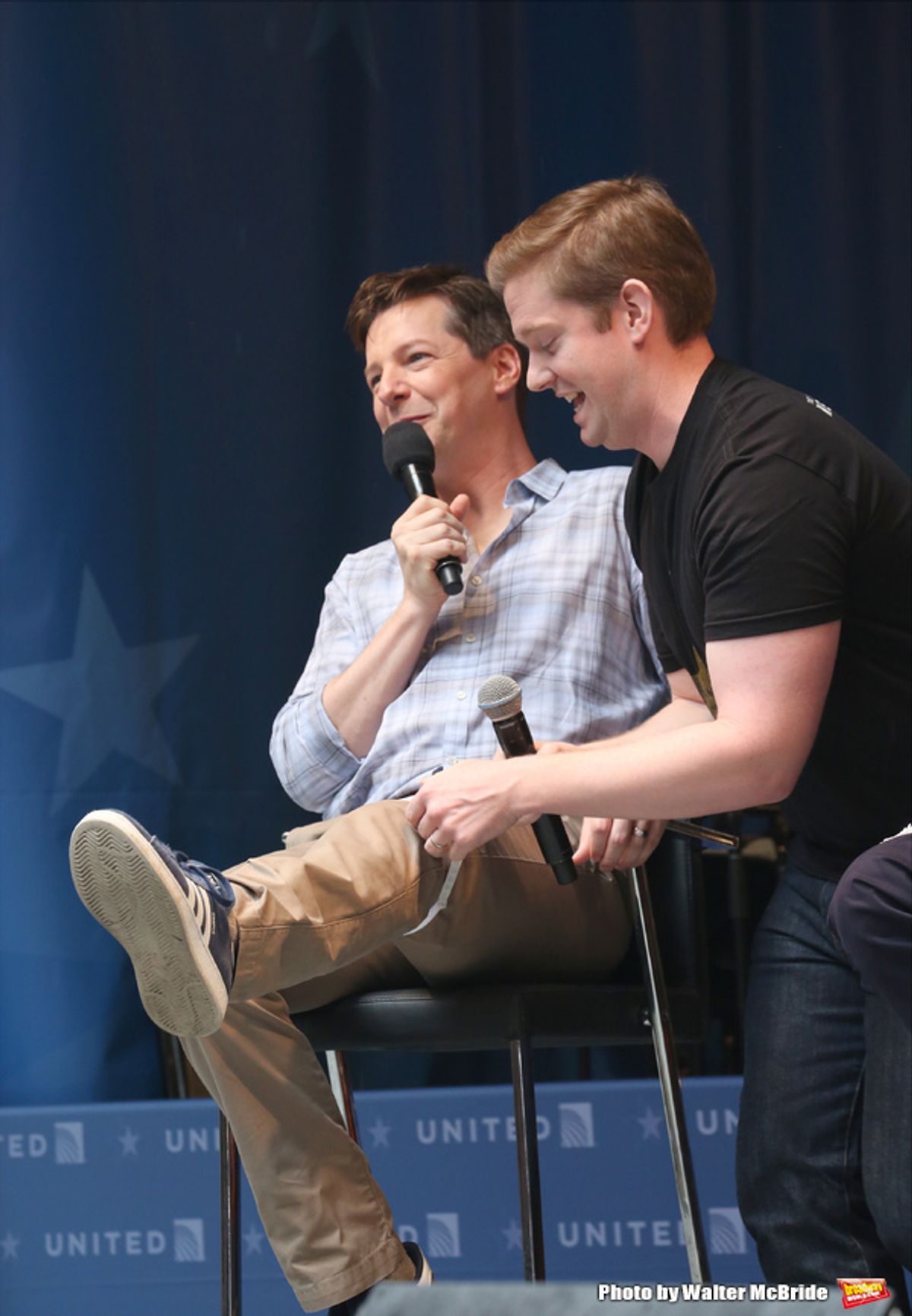 Sean Hayes and Rory O'Malley  at 