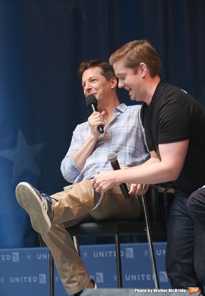 Sean Hayes and Rory O'Malley @ BroadwayWorld Sean Hayes and Rory O'Malley Photo