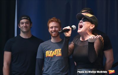 Jennifer Simard with the cast of 'Disaster'  Photo