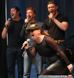 Jennifer Simard with the cast of 'Disaster' @ BroadwayWorld Jennifer Simard with the cast of 'Disaster' Photo