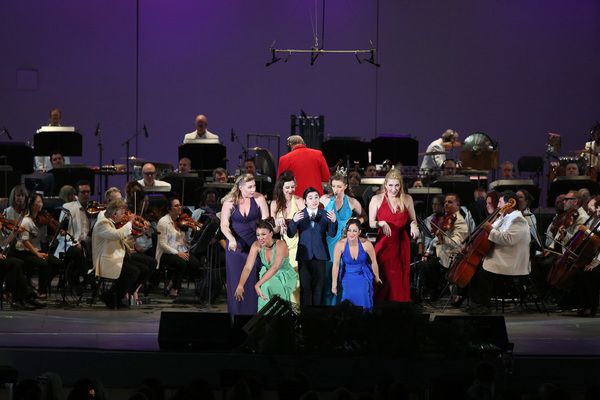 Joshua Colley and Female Ensemble Photo